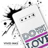 DesignSkinz Do What You Love What You Do Pink V2 | Protective Vinyl Decal Wrap Skin Cover Compatible with The Samsung Galaxy Note 10 (Full-Body, Screen Trim & Back Glass Skin) view 3