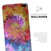 DesignSkinz Spiral Tie Dye V8 | Protective Vinyl Decal Wrap Skin Cover Compatible with The Samsung Galaxy S10 Plus (Full-Body, Screen Trim & Back Glass Skin) view 2