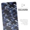 DesignSkinz Blue Vector Camo | Protective Vinyl Decal Wrap Skin Cover Compatible with The Samsung Galaxy Note 8 (Full-Body, Screen Trim & Back Glass Skin) view 2