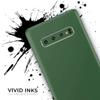 DesignSkinz Solid Hunter Green | Protective Vinyl Decal Wrap Skin Cover Compatible with The Samsung Galaxy S20 (Full-Body, Screen Trim & Back Glass Skin) view 3