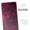 DesignSkinz Pink and Red Geometric Triangles | Protective Vinyl Decal Wrap Skin Cover Compatible with The Samsung Galaxy Note 10 LITE (Full-Body, Screen Trim & Back Glass Skin) view 2