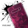 DesignSkinz Pink and Red Geometric Triangles | Protective Vinyl Decal Wrap Skin Cover Compatible with The Samsung Galaxy Note 10 LITE (Full-Body, Screen Trim & Back Glass Skin) view 3