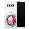 DesignSkinz Love, Cupcakes, and Watercolor | Protective Vinyl Decal Wrap Skin Cover Compatible with The Samsung Galaxy Note 8 (Full-Body, Screen Trim & Back Glass Skin) view 1