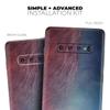 DesignSkinz Abstract Fire & Ice V10 | Protective Vinyl Decal Wrap Skin Cover Compatible with The Samsung Galaxy S9 Plus (Full-Body, Screen Trim & Back Glass Skin) view 4