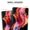 DesignSkinz Liquid Abstract Paint V80 | Protective Vinyl Decal Wrap Skin Cover Compatible with The Samsung Galaxy Note 10 LITE (Full-Body, Screen Trim & Back Glass Skin) view 4