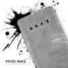 DesignSkinz Dark Silver Marble Swirl V6 | Protective Vinyl Decal Wrap Skin Cover Compatible with The Samsung Galaxy S9 (Full-Body, Screen Trim & Back Glass Skin) view 3