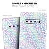 DesignSkinz Iridescent Dahlia v2 | Protective Vinyl Decal Wrap Skin Cover Compatible with The Samsung Galaxy Note 10 (Full-Body, Screen Trim & Back Glass Skin) view 4