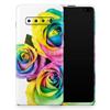 DesignSkinz Rainbow Dyed Roses | Protective Vinyl Decal Wrap Skin Cover Compatible with The Samsung Galaxy S10 (Full-Body, Screen Trim & Back Glass Skin) view 1