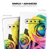 DesignSkinz Rainbow Dyed Roses | Protective Vinyl Decal Wrap Skin Cover Compatible with The Samsung Galaxy S10 (Full-Body, Screen Trim & Back Glass Skin) view 4