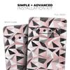 DesignSkinz Karamfila Marble & Rose Gold v13 | Protective Vinyl Decal Wrap Skin Cover Compatible with The Samsung Galaxy S10e (Full-Body, Screen Trim & Back Glass Skin) view 4