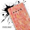 DesignSkinz Orange Watercolor Woodgrain | Protective Vinyl Decal Wrap Skin Cover Compatible with The Samsung Galaxy Note 10 Plus (Full-Body, Screen Trim & Back Glass Skin) view 3