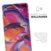 DesignSkinz Blurred Abstract Flow V9 | Protective Vinyl Decal Wrap Skin Cover Compatible with The Samsung Galaxy S9 (Full-Body, Screen Trim & Back Glass Skin) view 2