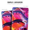 DesignSkinz Blurred Abstract Flow V9 | Protective Vinyl Decal Wrap Skin Cover Compatible with The Samsung Galaxy S9 (Full-Body, Screen Trim & Back Glass Skin) view 4