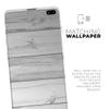 DesignSkinz White & Gray Wood Planks | Protective Vinyl Decal Wrap Skin Cover Compatible with The Samsung Galaxy S10 Plus (Full-Body, Screen Trim & Back Glass Skin) view 2