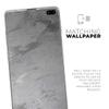 DesignSkinz Dark Silver Marble Swirl V9 | Protective Vinyl Decal Wrap Skin Cover Compatible with The Samsung Galaxy S10 Plus (Full-Body, Screen Trim & Back Glass Skin) view 2