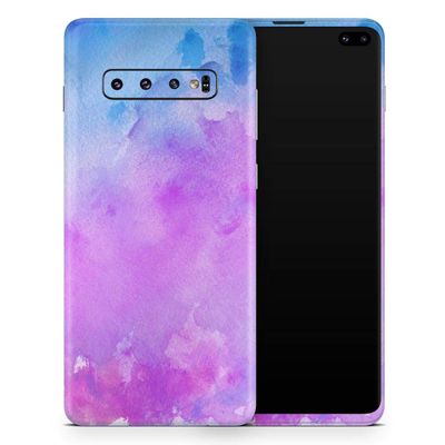 DesignSkinz Washed 4322 Absorbed Watercolor Texture | Protective Vinyl Decal Wrap Skin Cover Compatible with The Samsung Galaxy S10e (Full-Body, Screen Trim & Back Glass Skin)