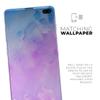 DesignSkinz Washed 4322 Absorbed Watercolor Texture | Protective Vinyl Decal Wrap Skin Cover Compatible with The Samsung Galaxy S10e (Full-Body, Screen Trim & Back Glass Skin) view 2