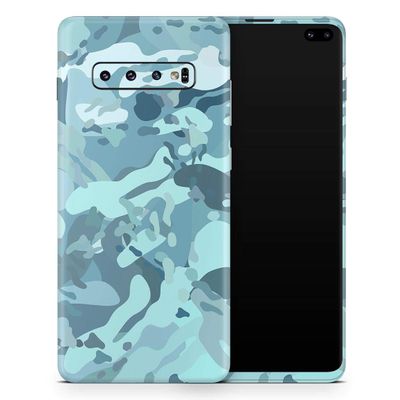 DesignSkinz Desert Sea Camouflage V2 | Protective Vinyl Decal Wrap Skin Cover Compatible with The Samsung Galaxy Note 10 Plus (Full-Body, Screen Trim & Back Glass Skin)