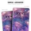 DesignSkinz Colorful Nebula | Protective Vinyl Decal Wrap Skin Cover Compatible with The Samsung Galaxy S10e (Full-Body, Screen Trim & Back Glass Skin) view 4