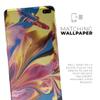 DesignSkinz Liquid Abstract Paint V11 | Protective Vinyl Decal Wrap Skin Cover Compatible with The Samsung Galaxy Note 10 (Full-Body, Screen Trim & Back Glass Skin) view 2