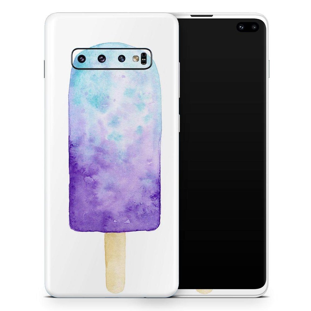 DesignSkinz Summer Mode Ice Cream v11 | Protective Vinyl Decal Wrap Skin Cover Compatible with The Samsung Galaxy Note 10 Plus (Full-Body, Screen Trim & Back Glass Skin)
