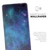 DesignSkinz Azure Nebula | Protective Vinyl Decal Wrap Skin Cover Compatible with The Samsung Galaxy S9 (Full-Body, Screen Trim & Back Glass Skin) view 2