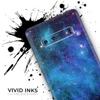 DesignSkinz Azure Nebula | Protective Vinyl Decal Wrap Skin Cover Compatible with The Samsung Galaxy S9 (Full-Body, Screen Trim & Back Glass Skin) view 3