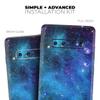 DesignSkinz Azure Nebula | Protective Vinyl Decal Wrap Skin Cover Compatible with The Samsung Galaxy S9 (Full-Body, Screen Trim & Back Glass Skin) view 4