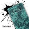 DesignSkinz Green and Teal Floral Velvet v3 | Protective Vinyl Decal Wrap Skin Cover Compatible with The Samsung Galaxy S20 Ultra (Full-Body, Screen Trim & Back Glass Skin) view 3