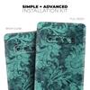 DesignSkinz Green and Teal Floral Velvet v3 | Protective Vinyl Decal Wrap Skin Cover Compatible with The Samsung Galaxy S20 Ultra (Full-Body, Screen Trim & Back Glass Skin) view 4