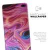 DesignSkinz Liquid Abstract Paint V24 | Protective Vinyl Decal Wrap Skin Cover Compatible with The Samsung Galaxy S20 (Full-Body, Screen Trim & Back Glass Skin) view 2