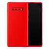 DesignSkinz Solid Red | Protective Vinyl Decal Wrap Skin Cover Compatible with The Samsung Galaxy S10 Plus (Full-Body, Screen Trim & Back Glass Skin) view 1