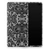 DesignSkinz Black and White Lace Pattern V108 | Protective Vinyl Decal Wrap Skin Cover Compatible with The Samsung Galaxy S9 Plus (Full-Body, Screen Trim & Back Glass Skin) view 1