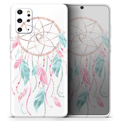 DesignSkinz Watercolor Dreamcatchers v2 | Protective Vinyl Decal Wrap Skin Cover Compatible with The Samsung Galaxy S9 (Full-Body, Screen Trim & Back Glass Skin)