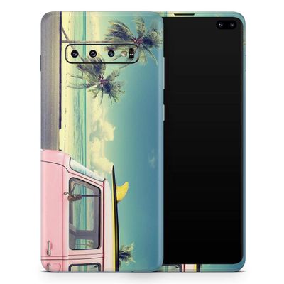 DesignSkinz Beach Trip | Protective Vinyl Decal Wrap Skin Cover Compatible with The Samsung Galaxy S9 (Full-Body, Screen Trim & Back Glass Skin)