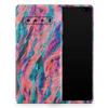 DesignSkinz Liquid Abstract Paint Remix V17 | Protective Vinyl Decal Wrap Skin Cover Compatible with The Samsung Galaxy S10e (Full-Body, Screen Trim & Back Glass Skin) view 1