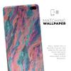 DesignSkinz Liquid Abstract Paint Remix V17 | Protective Vinyl Decal Wrap Skin Cover Compatible with The Samsung Galaxy S10e (Full-Body, Screen Trim & Back Glass Skin) view 2