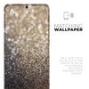 DesignSkinz Gold and Black Unfocused Glimmering Rainfall | Protective Vinyl Decal Wrap Skin Cover Compatible with The Samsung Galaxy S9 Plus (Full-Body, Screen Trim & Back Glass Skin) view 2