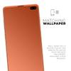 DesignSkinz Solid Burnt Orange | Protective Vinyl Decal Wrap Skin Cover Compatible with The Samsung Galaxy S9 Plus (Full-Body, Screen Trim & Back Glass Skin) view 2