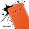 DesignSkinz Solid Burnt Orange | Protective Vinyl Decal Wrap Skin Cover Compatible with The Samsung Galaxy S9 Plus (Full-Body, Screen Trim & Back Glass Skin) view 3