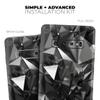 DesignSkinz Black 3D Diamond Surface | Protective Vinyl Decal Wrap Skin Cover Compatible with The Samsung Galaxy S10e (Full-Body, Screen Trim & Back Glass Skin) view 4