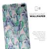 DesignSkinz Watercolor Cactus Succulent Bloom V9 | Protective Vinyl Decal Wrap Skin Cover Compatible with The Samsung Galaxy Note 10 Plus (Full-Body, Screen Trim & Back Glass Skin) view 2