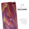 DesignSkinz Blurred Abstract Flow V17 | Protective Vinyl Decal Wrap Skin Cover Compatible with The Samsung Galaxy S9 Plus (Full-Body, Screen Trim & Back Glass Skin) view 2
