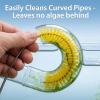 67" Flexible Drain Brush Set, Double Ended Long Hose Pipe Cleaner with 2 Pcs 8.2" Straw Cleaning Brushes, Nylon Tube Cleaner Tool for Refrigerator Defrost, Aquarium Filter, Sink Drain view 4