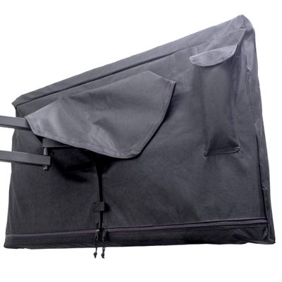 Outdoor TV Cover 48, 49, 50 inch -WITH ZIPPER, Weatherproof, Waterproof 360 degrees protection, Soft Non Scratch Interior - Black