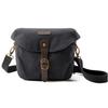 BAGSMART Camera Bag, SLR DSLR Canvas Crossbody Camera Case, Compact Camera Shoulder Bag with Rain Cover for Women and Men, Black view 1