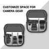 BAGSMART Camera Bag, SLR DSLR Canvas Crossbody Camera Case, Compact Camera Shoulder Bag with Rain Cover for Women and Men, Black view 3