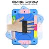 2019 New iPad 10.2 case 7th Gen 360 Rotating Hand Strap/Stand/Shoulder Strap/Pencil Holder Heavy Shockproof Full Body Protection Cover Fashion Color (iPad 10.22019, Colorful+Blue) view 2