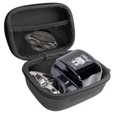 FitSand Hard Case Compatible for Skull Shaver Pitbull Silver PRO