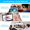 1080P Webcam with Microphone for Computer,USB PC Streaming Camera with Privacy Cover,Video Recording Camera with 110-Degree Wide View Angle,Plug and Play for Laptop Desktop,Calling,Conferencing,Gaming view 2